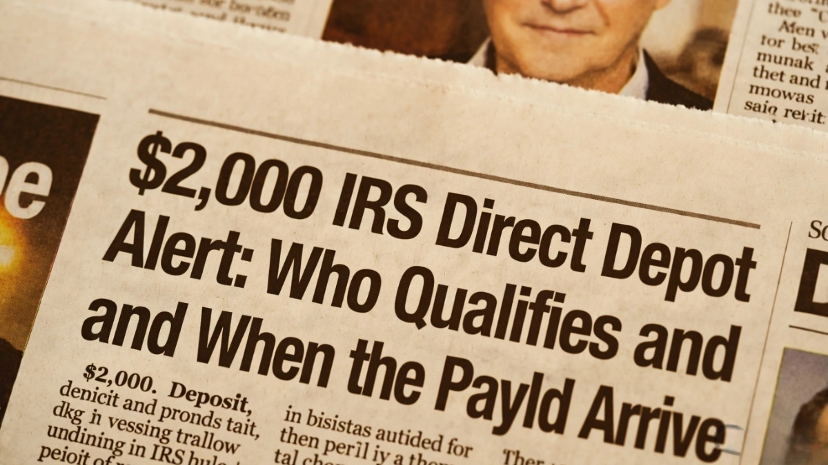 $2000 irs direct deposit