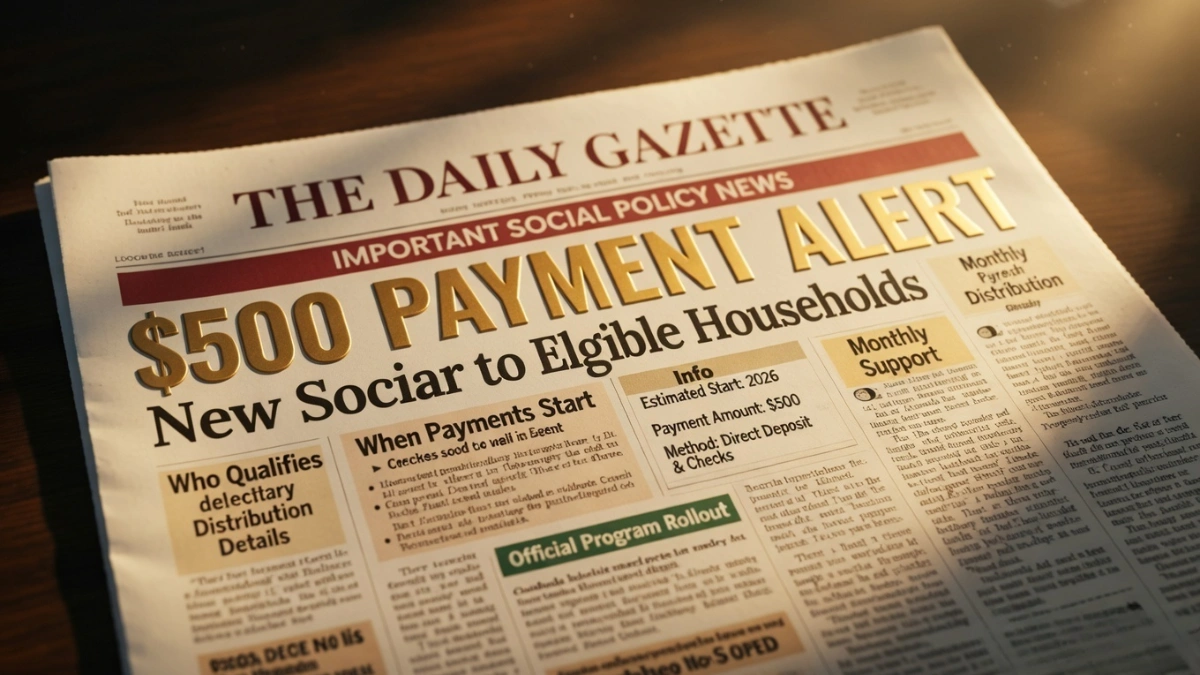 $500 government payment update