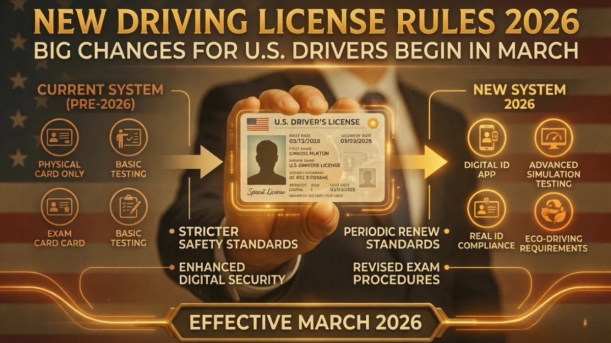 driving license rules USA 2026