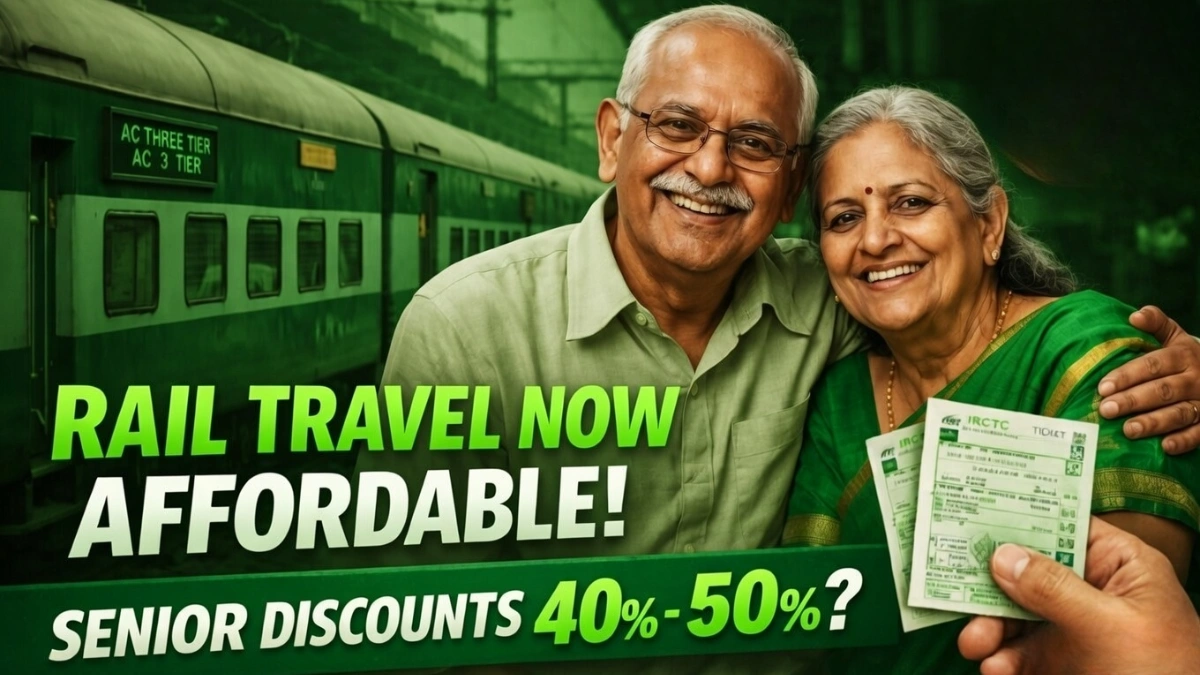railway ticket discount seniors